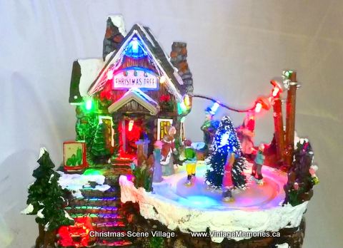 Christmas Scene Village
