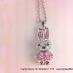 Crystal Bunny 3D Necklace