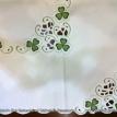 St. Patrick's Day Shamrock Embroidered Tablecloth 