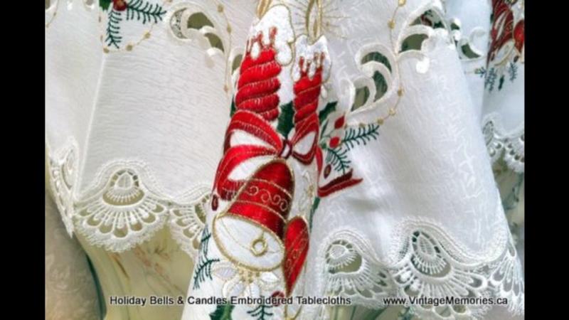 xmas tablocloths